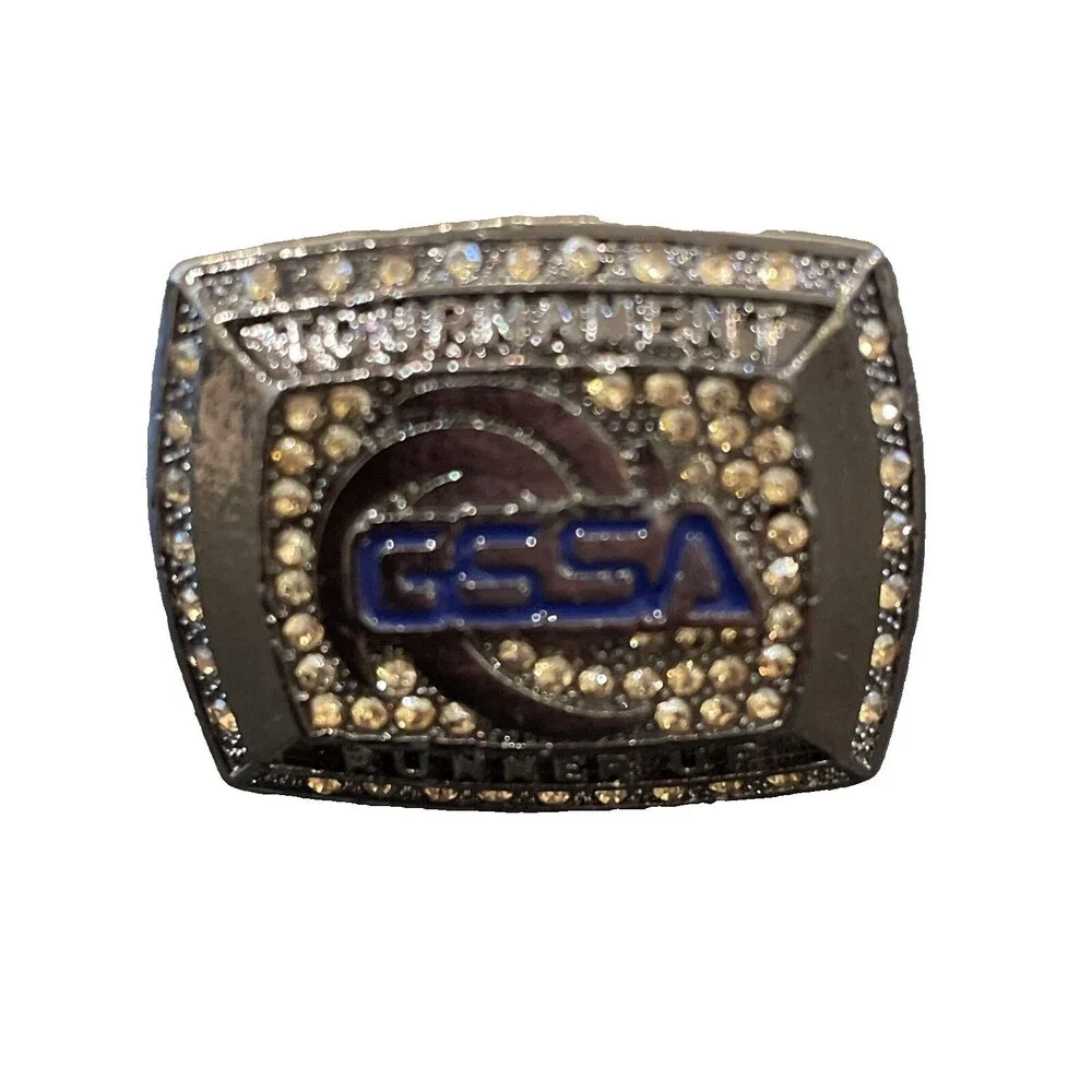 Great Southern Sports Association GSSA Gray Baseball Tournament Ring Size 11.5